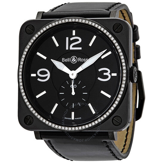 Bell And Ross, Bells and Ross Quartz Black Dial Watch