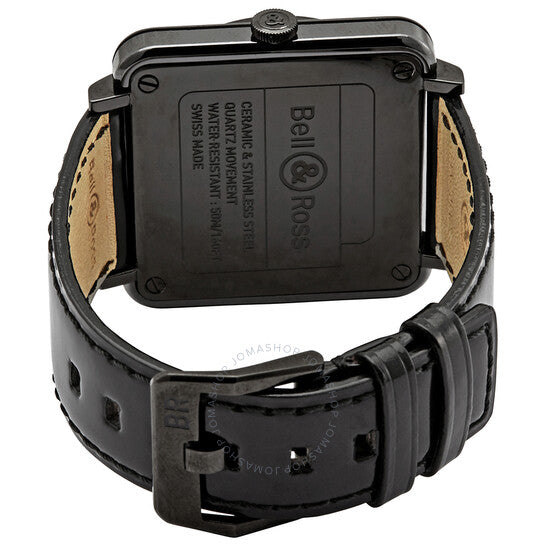 Bell And Ross, Bells and Ross Quartz Black Dial Watch