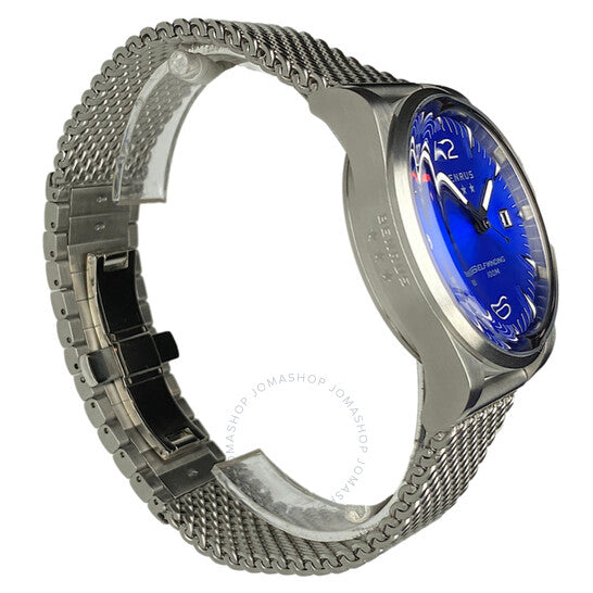 بنروس، ساعة رجالية كلاسيكية أوتوماتيكية بمينا أزرق