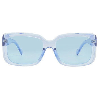 Ladies Purple Rectangular Sunglasses