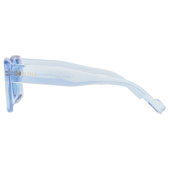 Ladies Purple Rectangular Sunglasses