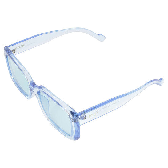 Ladies Purple Rectangular Sunglasses