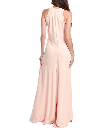 sleeveless wide leg jumpsuit