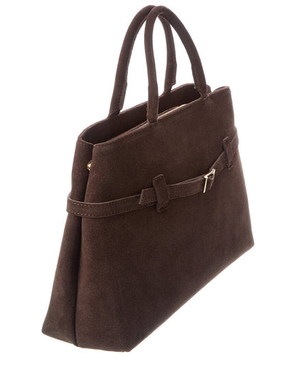 elspeth suede shoulder bag