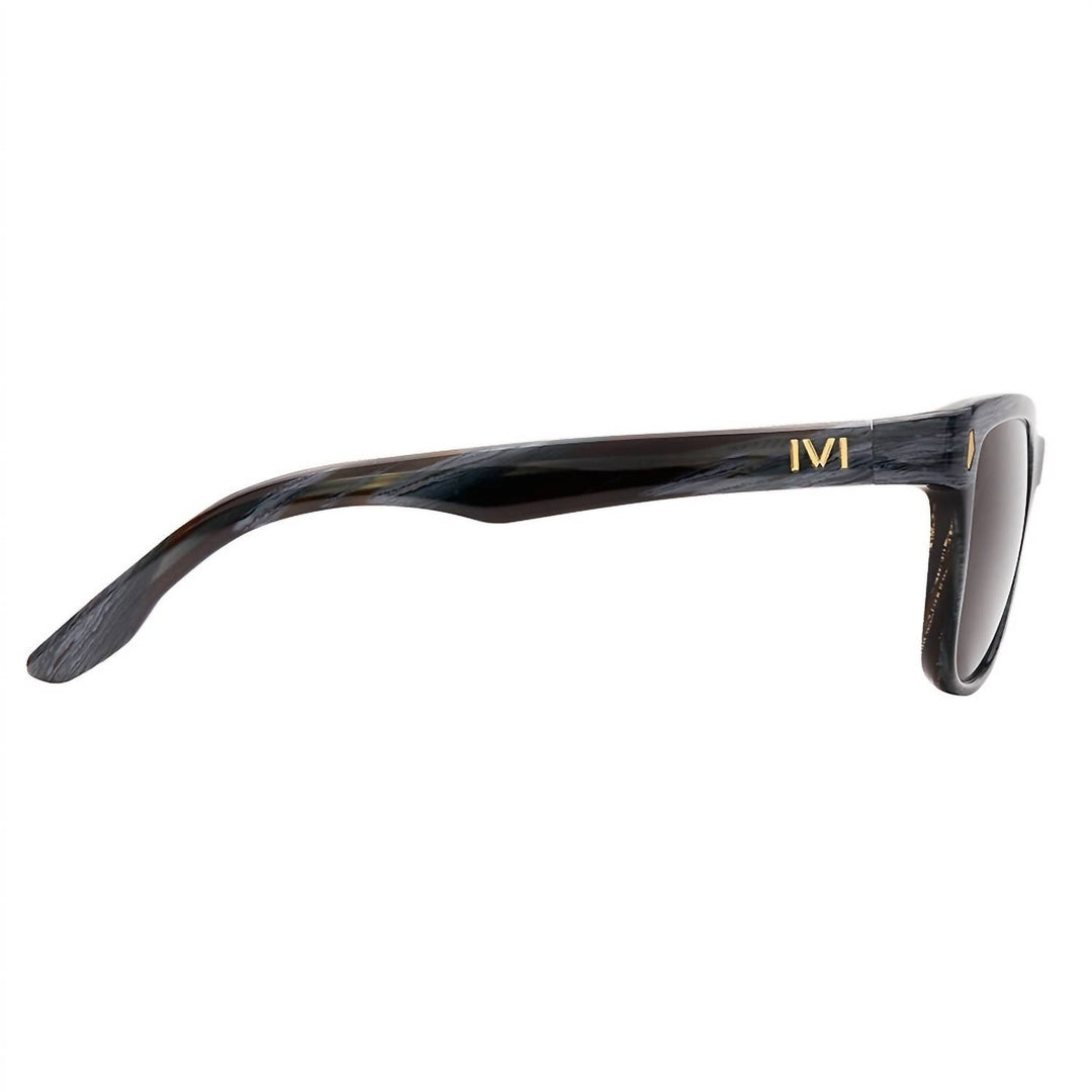 men's standard sunglasses in polished double horn / bronze polarized lens
