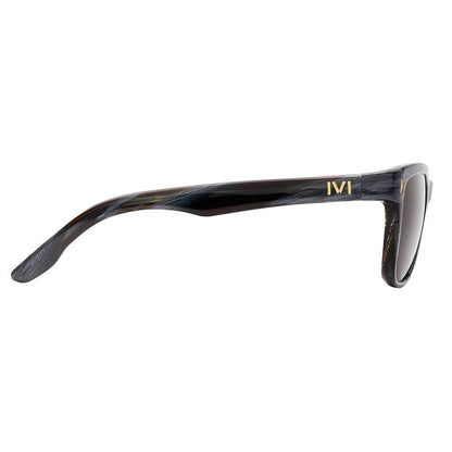 men's standard sunglasses in polished double horn / bronze polarized lens