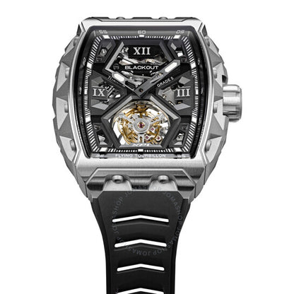 Blackout, XP1 Tourbillon Hand Wind Black Dial Men's Watch