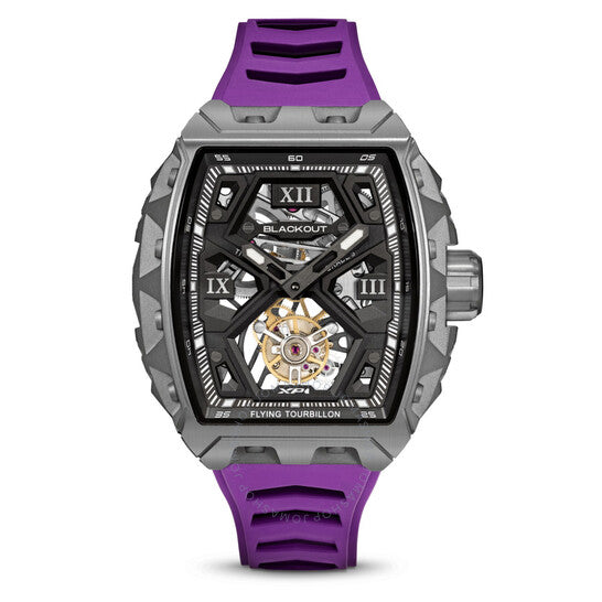 Blackout, XP1 Tourbillon Hand Wind Black Dial Men's Watch