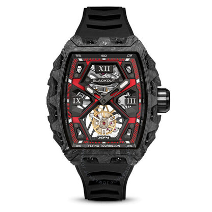 Blackout, Xp1 Tourbillon Hand Wind Red Dial Men's Watch