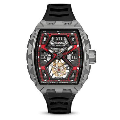 Blackout, XP1 Tourbillon Hand Wind Red Dial Men's Watch