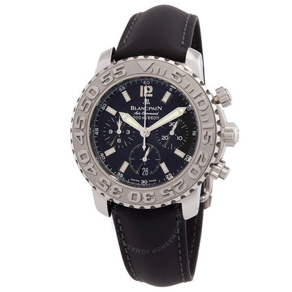 Blancpain, Air Command Chronograph Automatic Black Dial Men's Watch