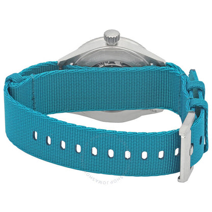 ساعة بلانكبان فيفتي فاذومز باثيسكاف أوتوماتيكية بقرص أبيض