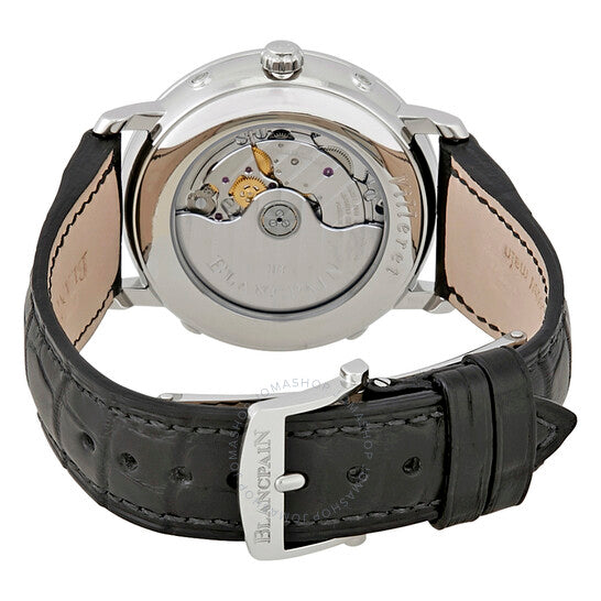 ساعة بلانكبان كوانتيم كومبليت أوتوماتيكية للرجال بمينا أبيض