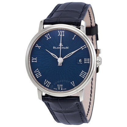 Blancpain, Villeret Ultra Slim Blue Dial Men's Watch