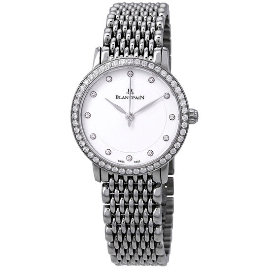 Blancpain, Villeret Ultra Slim Automatic Diamond Ladies Watch 6102-4628-AMMB
