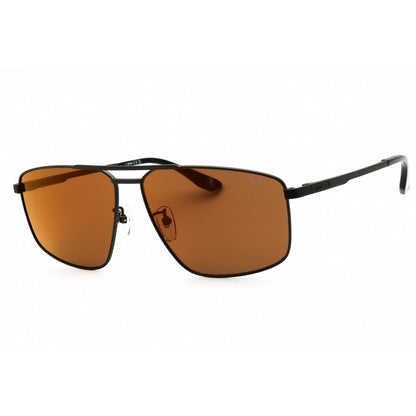 Men's Grey Rectangular Sunglasses
