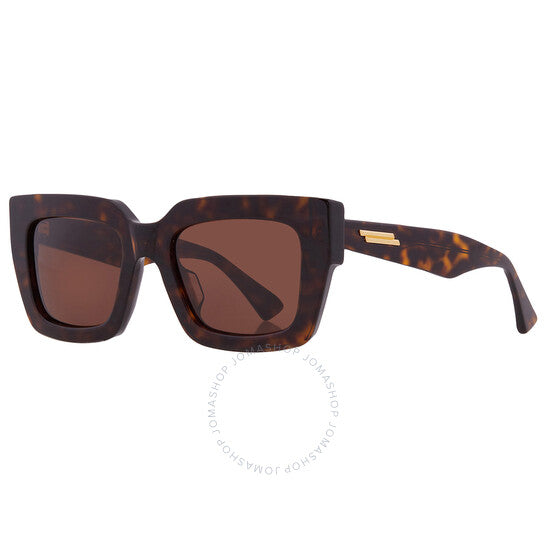 Bottega Veneta, Brown Square Ladies Sunglasses