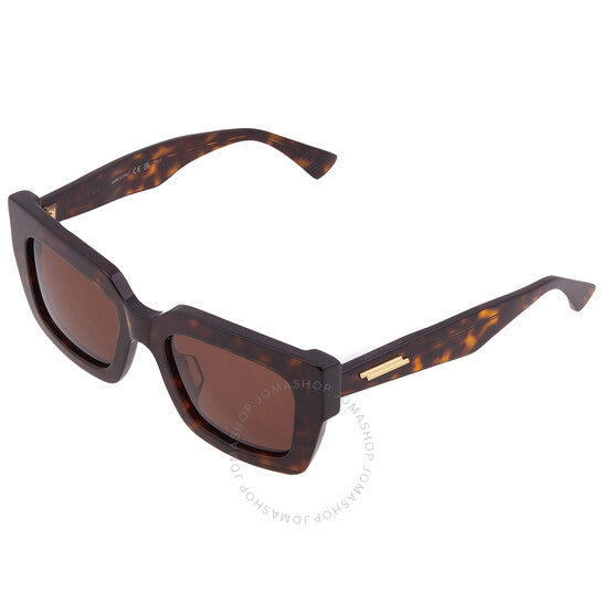 Bottega Veneta, Brown Square Ladies Sunglasses
