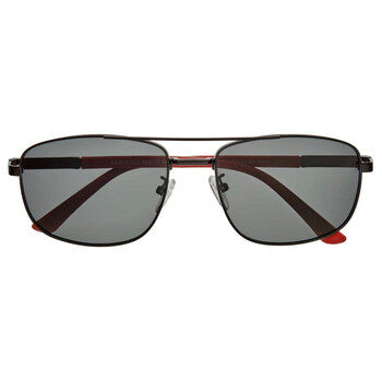 Men's Black Rectangular Sunglasses