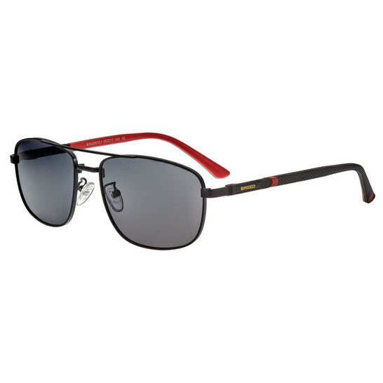 Men's Black Rectangular Sunglasses