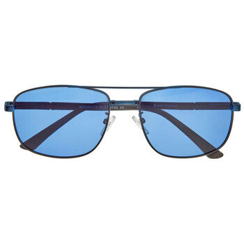 Men's Blue Rectangular Sunglasses