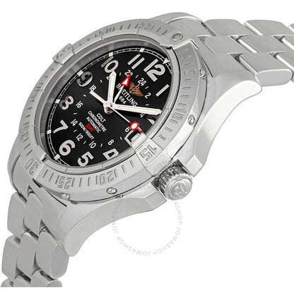 Breitling, Aeromarine Colt GMT Steel Black Men's Watch A3235011-B715SS