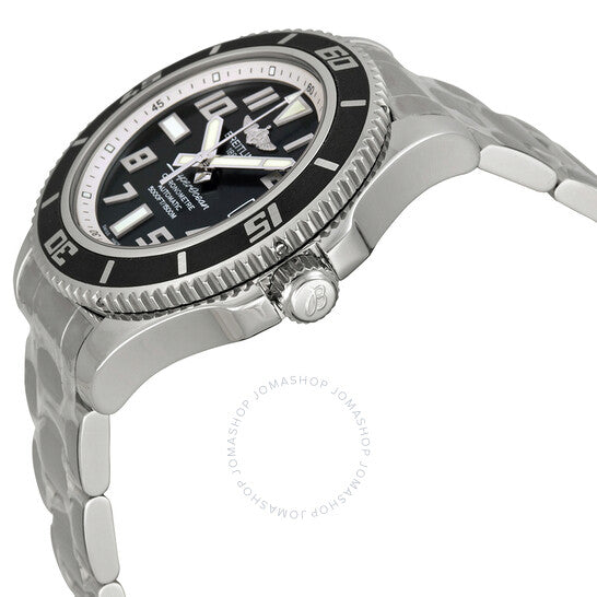 ساعة بريتلينج أيروماين سوبر أوشن للرجال بمينا أسود A1736402-BA29SS