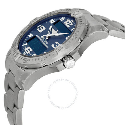 ساعة بريتلينج إيروسبيس إيفو للرجال بمينا أزرق E7936310-C869TI