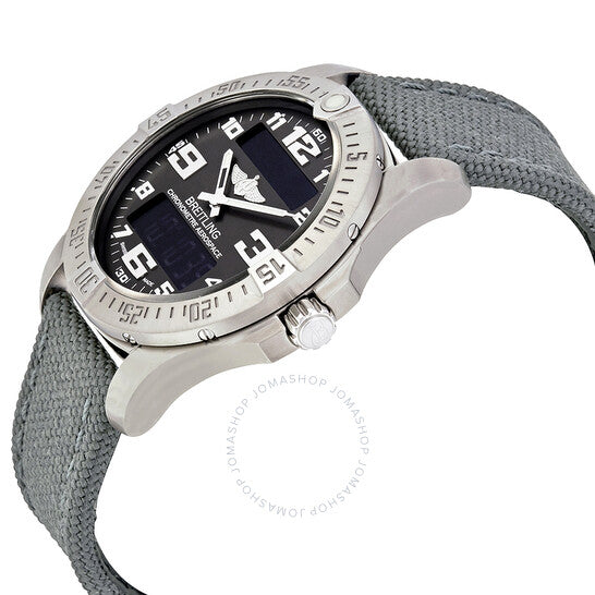 Breitling, Aerospace Evo Grey Dial Grey Canvas Men's Watch