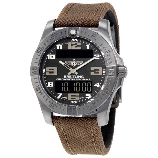 Breitling, Aerospace Evo Night Mission Black Dial Titanium Men's Watch V7936310-BD60BRFD