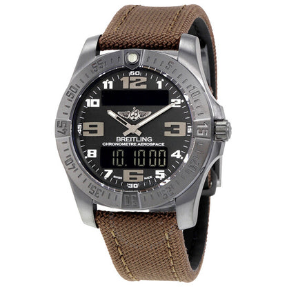 Breitling, Aerospace Evo Night Mission Black Dial Titanium Men's Watch V7936310-BD60BRFD