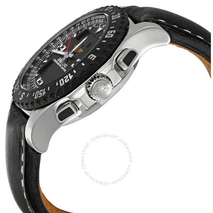 ساعة بريتلينج إير وولف رافين فولكانو للرجال بمينا أسود