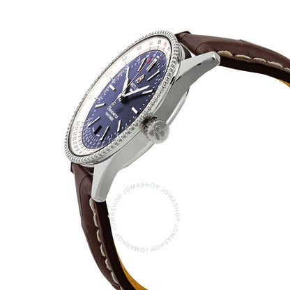 ساعة بريتلينج أوتوماتيكية للرجال بمينا أزرق مقاس 41 مم