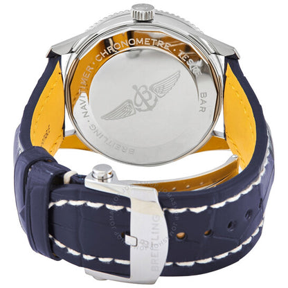 ساعة بريتلينج أوتوماتيكية للرجال بمينا أزرق مقاس 41 مم