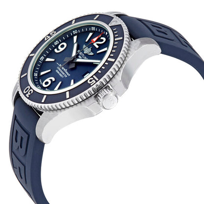 ساعة بريتلينج أوتوماتيكية كرونومتر للرجال بمينا أزرق