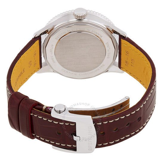 ساعة بريتلينج أوتوماتيكية للسيدات بمينا أبيض