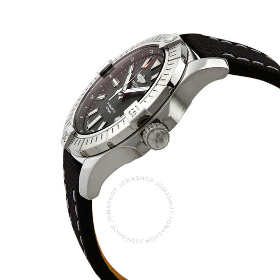 ساعة بريتلينج أفينجر 43 أوتوماتيكية للرجال بمينا أسود