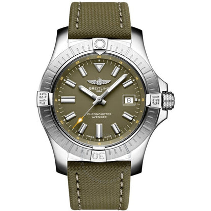 Breitling, Avenger Automatic Chronometer Green Dial Men's Watch