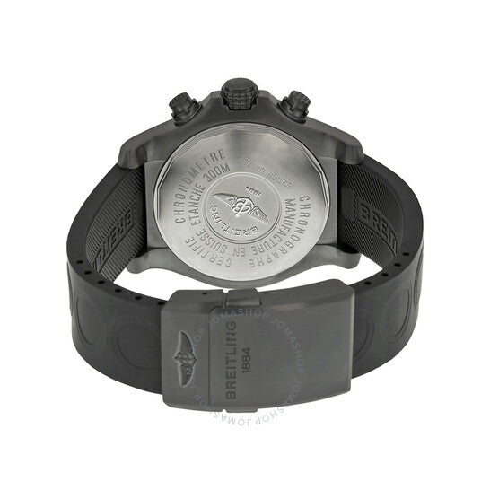 Breitling, Avenger Black Dial Black Rubber Automatic Men's Watch