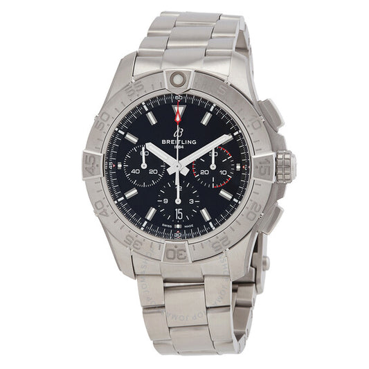 Breitling, Avenger B01 44mm Chronograph Automatic Black Dial Watch