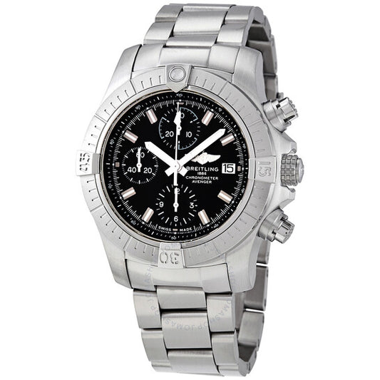 Breitling, Avenger Chronograph Automatic Black Dial Men's Watch