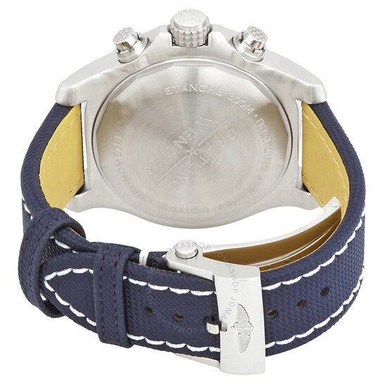 ساعة بريتلينج أفنجر كرونوغراف أوتوماتيكية للرجال بمينا أزرق