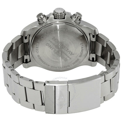 ساعة بريتلينج أفنجر كرونوغراف أوتوماتيكية للرجال بمينا أزرق