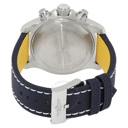 ساعة بريتلينج أفنجر كرونوغراف أوتوماتيكية للرجال بمينا أزرق