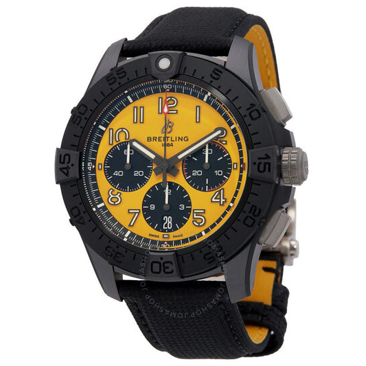Breitling, Avenger Chronograph Automatic Yellow Dial Men's Watch