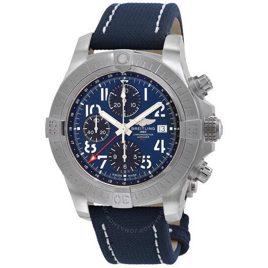Breitling, Avenger Chronograph Gmt GMT Automatic Chronometer Blue Dial Men's Watch