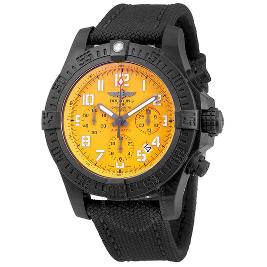 Breitling, Avenger Hurricane Cobra Yellow Dial Automatic Men's Chronograph Watch