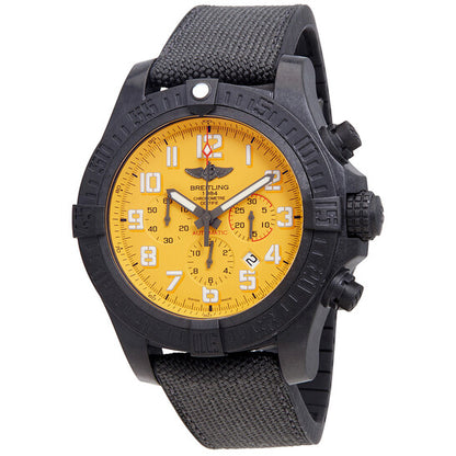 Breitling, Avenger Hurricane Yellow Dial Automatic Men's Watch XB0170E4-I533BKRD