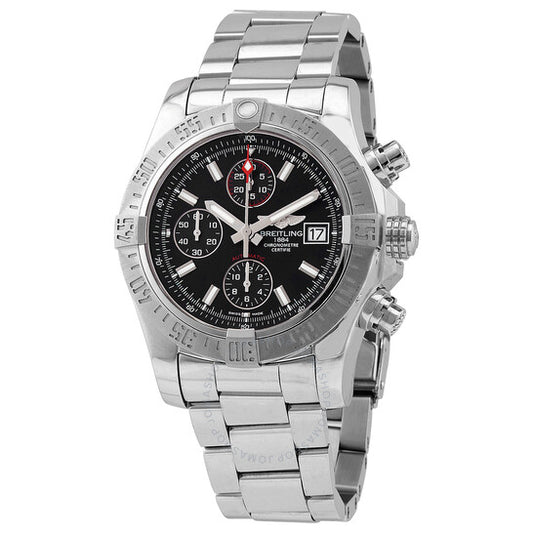 ساعة بريتلينج أفينجر II كرونوغراف أوتوماتيكية كرونومتر بمينا أسود للرجال