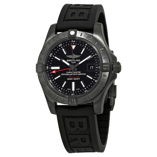 ساعة بريتلينج أفنجر II جي إم تي أوتوماتيكية للرجال بمينا أسود